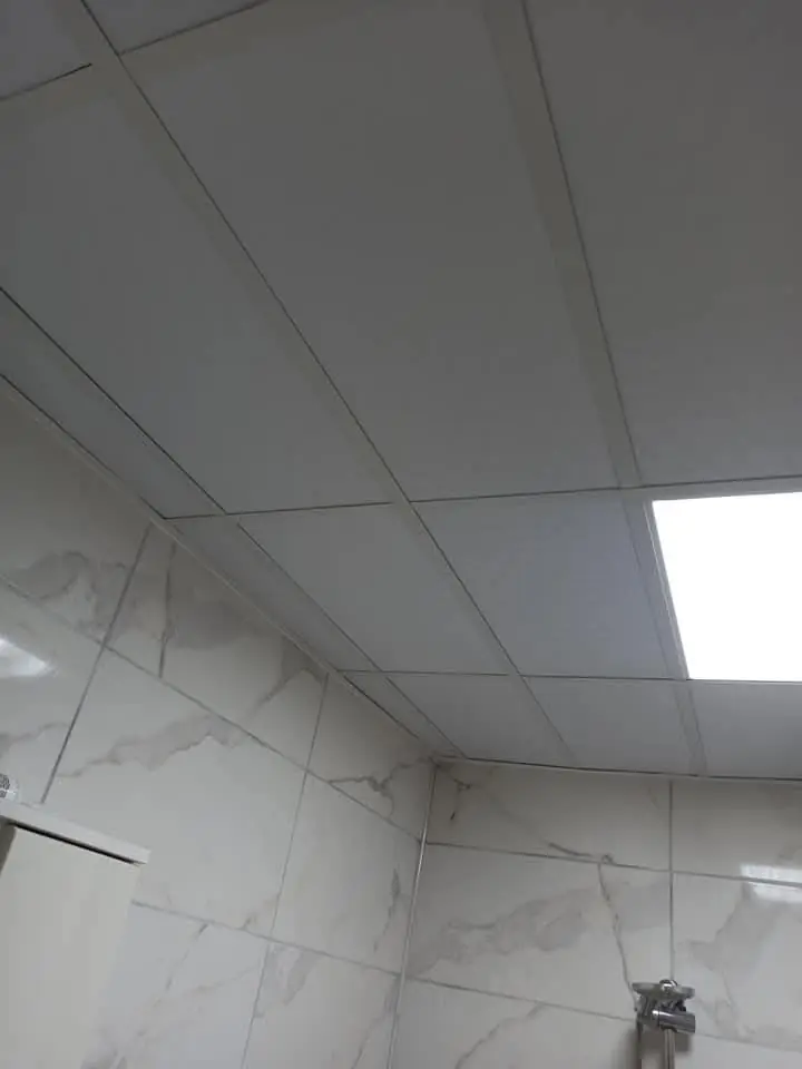 Asma tavan ve LED panel aydınlatma