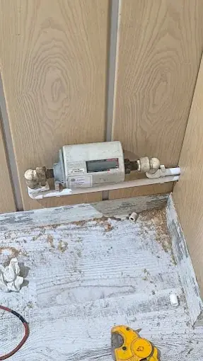 Su sayacı ve vana bölgesinde kaçak incelemesi